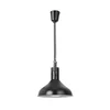 Višinsko nastavljiva grelna svetilka zvonaste oblike, HENDI, črna, 230 V/250 W, ?295 x (V)207 mm