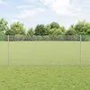Heksagonalna ograda s stubom 50 x 1 m Pocinčani čelik Srebrna