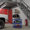 Northix Delavniški voziček s 3 policami