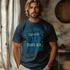 Camiseta Majica sa štampanim printom Cam 257, Muška, Teget