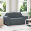 Pokrivači za bacanje 6 pcs Tamno siva 280 x 210 cm Runo