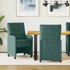 Blagovačke stolice s kotačima 2 pcs Tamnozelena 58 x 67 x 97 cm