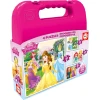 Otroške puzzle Disney Princeske v kovčku Educa progresivne 25-20-16-12 delov od 24 mes