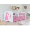 Otroška postelja z pregrado Ourbaby - Princeska s ponijem postelja brez skladiščnega prostora,160x70 cm