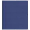 Vidaxl Balkonsko platno modro 120x1000 cm 100 % poliestrski oxford