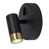 Rabalux Spot lampa Kadir, LED, 3W, 4000K, Sa prekidačem, IP44, Crno-zlatna