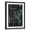 Plakat s paspartujem čarobno cvetje - 20x30 no frame