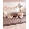shumee Montessori standardni žametni igralni kavč Lila
