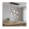 Luster na sajli RITUAL 6xG9/8W/230V crni