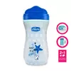 CHICCO Sijajni termo lonček s trdo posodo za pijačo 266 ml, modri 14m+