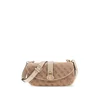 GUESS Torba za čez ramo Guess Sac Bandouliere Jessa Girlfriend Sat Latte Logo JG836220 rjava