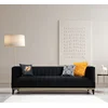 Atelier del Sofa Trosed Bellino 89x75x222cm Crno-Zlatni
