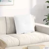 Jastuk za leđa Bijelo 50 x 19 x 45 cm tkanina