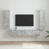 TV zidni ormar 2 pcs Beton 30 x 31 x 100 cm Konstruirano drvo
