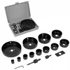 Silver Tools Set 12 kronskih žag za knauf in les 19-127mm