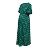 Only Maternity Obleka OLMAMAZE zelena/lila/bela