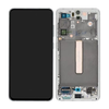 Samsung Galaxy S21 FE G990B - LCD zaslon + steklo na dotik + okvir (White) - GH82-26414B, GH82-26420B, GH82-26590B Genuine Service Pack