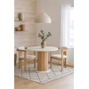 HANAH HOME Set Trpezarijski sto i 4 stolice Bohemian Round Scandinavian 5