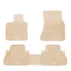 Rubber car mats Rubber car mats BMW X6 2014-2019 (F16, beige)
