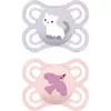 MAM Perfect 0+m, dbl box duda Pink/ Purple 2 kos