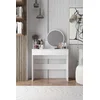 HANAH HOME Sto za šminkanje Harmony Mini Round White