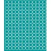 shumee Nalepke s krogi 1,5 cm krogi pikice 180 kosov turkizne mat