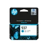 HP 937 izvirna črnilna kartuša (Cyan)