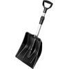 Grabljice YETI plastične, BLACK 31x34,5cm, ergo ročaj, teleskopski ročaj Al