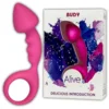 Alive Ekskluzivni analno-vaginalni čep - Dildo Budy Pink
