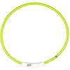 Duvo+ LED svetleća USB najlonska ogrlica zelena 65cm
