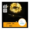Aigostar - LED lanac 20xLED/2x3V 2m topla bela