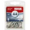 Pop nitne aluminijumske A4 x 6mm 30kom Novus