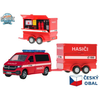 Otroški globus Traffic VW gasilci CZ design 27,5 cm kovinski reverz s prikolico