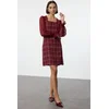 Trendyol Milla Ženska haljina TWOAW21EL0532, Bordo