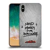 Silikonski prozorni ovitek za Apple iPhone X/XS - Grey Drift