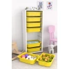 HANAH HOME Višenamenska polica Cara 8N White Yellow
