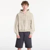Mikina Patta Loopback Logo Zip Hooded Sweater UNISEX Irish Cream M