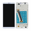 Huawei P Smart - LCD zaslon + steklo na dotik + okvir (White) TFT
