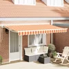 vidaXL Tenda za zamenjavo za okvir 4x2 m Črtasta večbarvna
