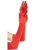 Leg Avenue Extra Long Satin Gloves 16B Red