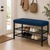 Hanah Home cipelarnik Lotus, 30 cm, teget