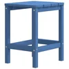 Vidaxl Vrtna miza Adirondack aqua modra 38x38x46 cm HDPE