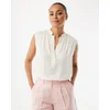 Mexx Ženska bluza Violet MF006100461W, Bez rukava, Prljavo bela