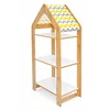 HANAH HOME Višenamenska polica Multipurpose Shelves 3 Natural White Yellow