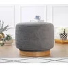 Atelier del Sofa Tabure Turneed, 55x43x55cm, Sivi