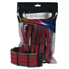 CableMod PRO ModMesh Cable Kit-carbon/rdeča CM-PCAB-BKIT-NKCR-3PK-R