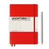 Notebook Medium (A5) Hardcover, Tačke, crveni