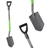 KADAX Lopata ostra 119 cm kovinska vrtna ergonomska lopata s koničastim ročajem, (5000353829)