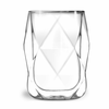 Komplet 2 kozarcev za latte z dvojno steno Vialli Design Geo, 250 ml
