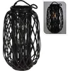 ProGarden Svetilka KO-438002030 Candle lantern woven willow 50 cm black